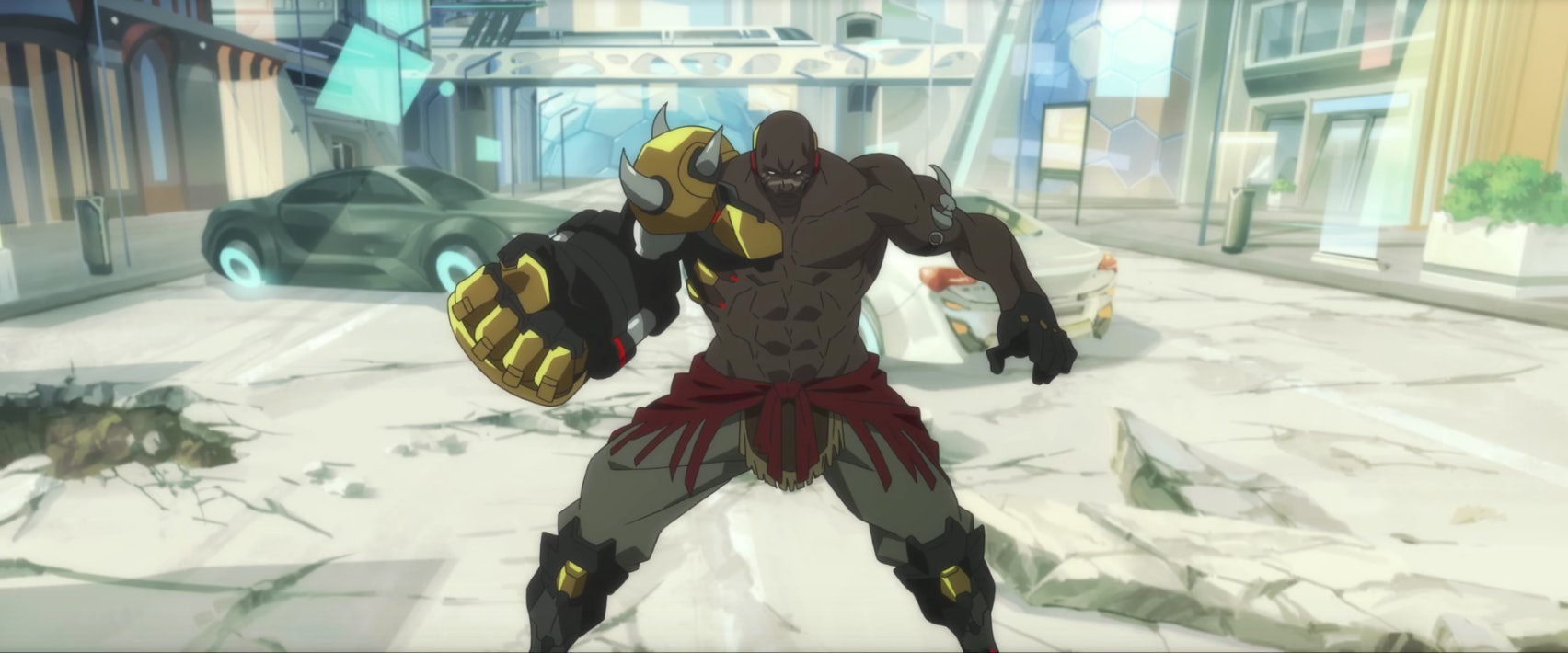 Doomfist Beats Down Three Heroes At Once In New Overwatch Anime