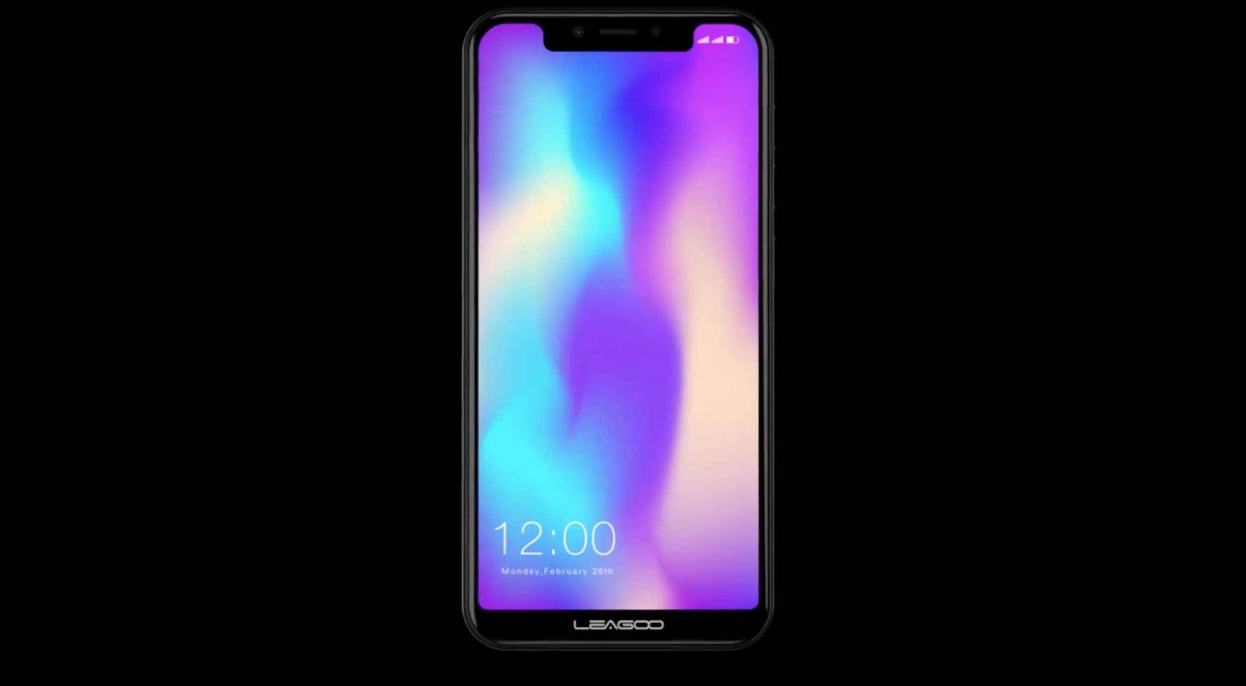 ANDROID - iPhoneX風 LEAGOO S9 Android8.1 MTK6750 本体 iPhone X Clone Revealed at MWC 2018, and It Even Copies the 'Notch'