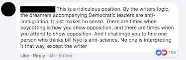 Facebook comment on Scientific American's Facebook page.