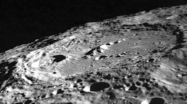 Oblique photo of Keeler from Apollo 10