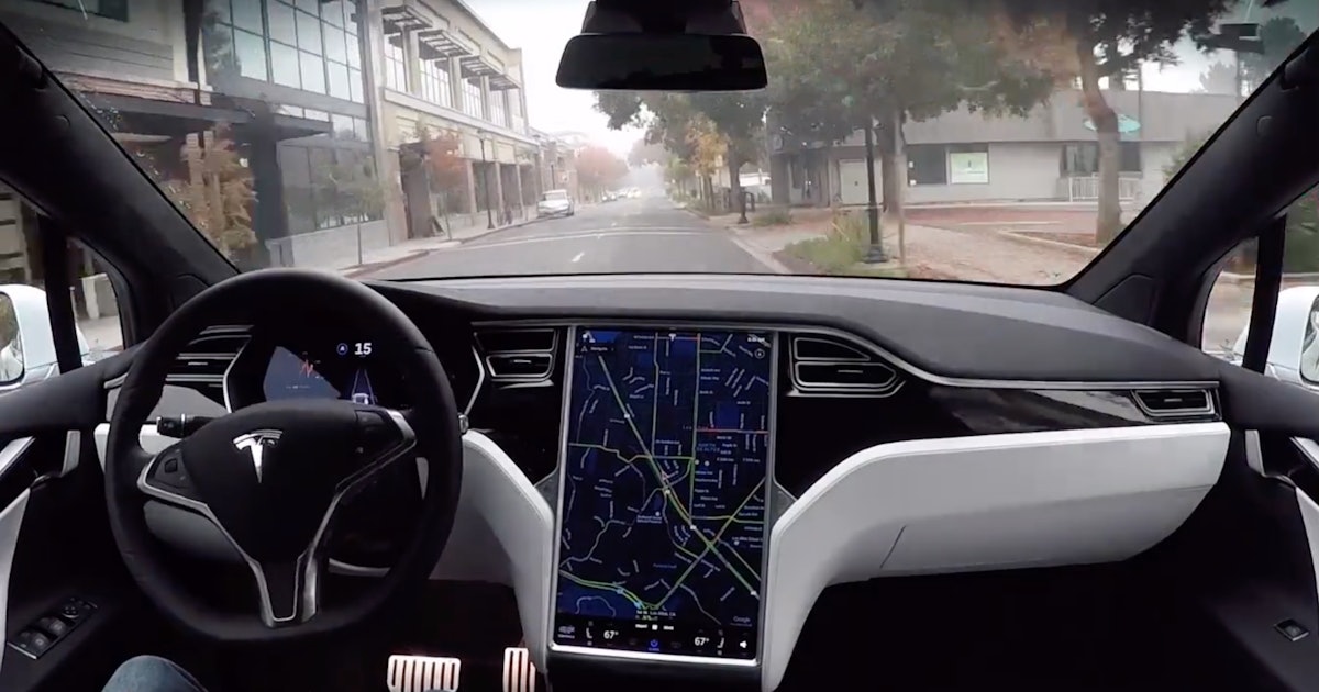 tesla here s how autonomous driving could lead to self delivering cars
