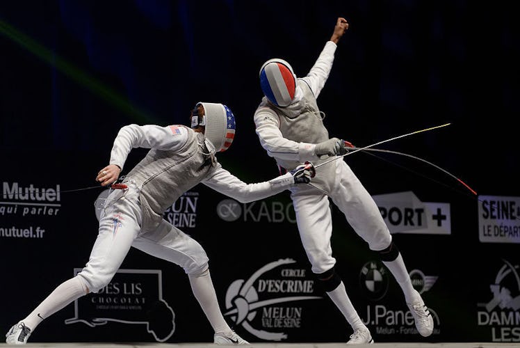 race imboden Enzo LeFort foil fence FIE fencing fencer parry sword escrime escrimeur