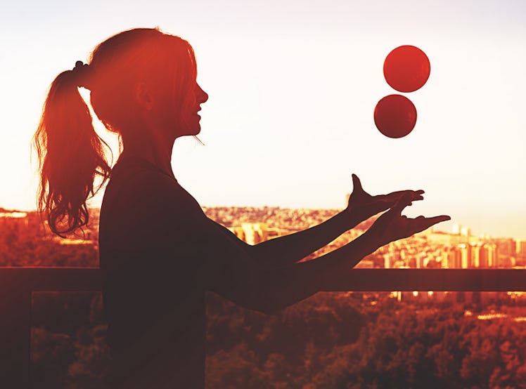 Juggling can help improve your brain power. 