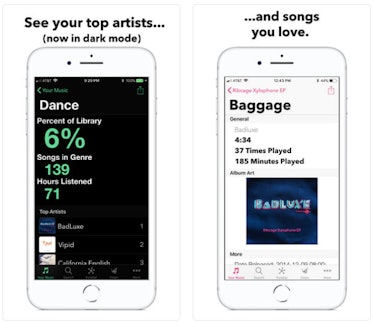 apple music app stats
