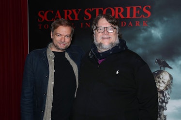 André Øvredal with Guillermo del Toro on Monday in New York.