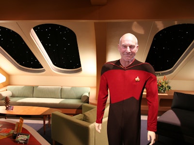 Patrick Stewart as Jean-Luc Picard in "Star Trek"