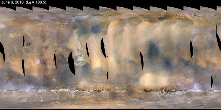 opportunity rover dust storm