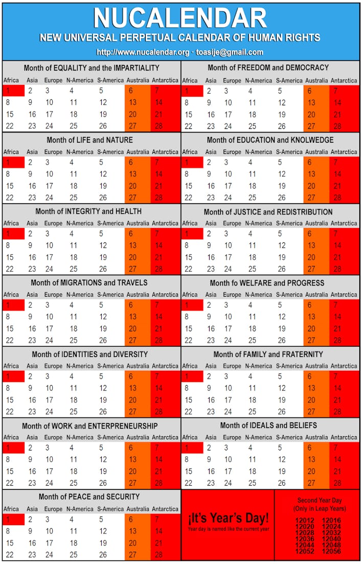 A Calendar Where Every Month is 28 Days Would Make a Ton of Sense