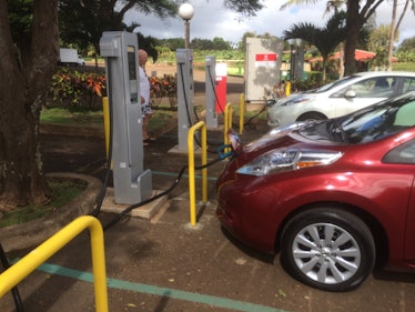 Nissan LEAF charging station