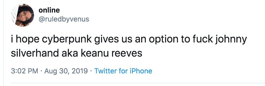 In Cyberpunk 2077 Can You Get Down With Keanu Reeves