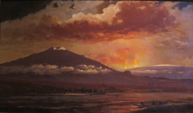 Illustration of Mauna Loa volcano