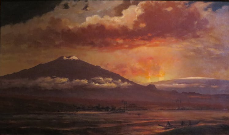 Illustration of Mauna Loa volcano