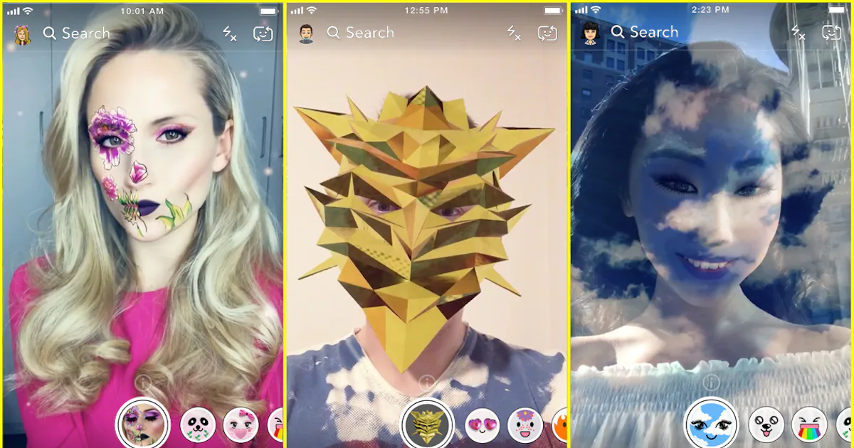 Snapchat Update: App Launches Lens Studio With 7 New Templates