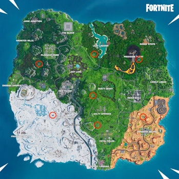 Fortnite Season 9 Map Changes Neo Tilted Towers Sky Platforms And More