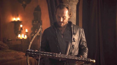 After going unremarked in Episode 3, will Bronn use his crossbow to kill his old friend, Tyrion?