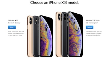 iphone xs pre-order