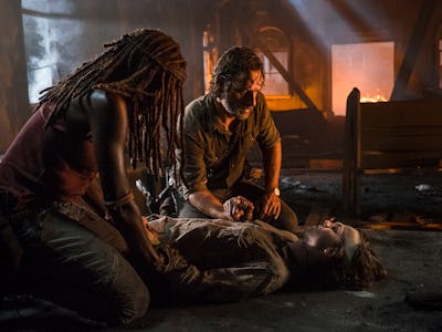 A scene from Honor, an episode of The Walking Dead