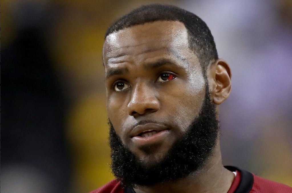 lebron james red