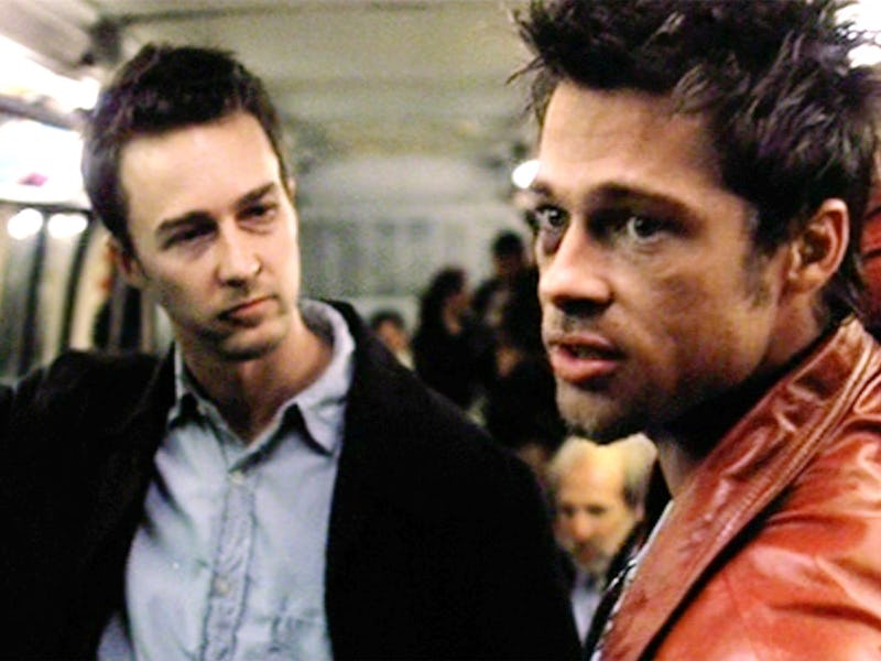 Edward Norton and Brad Pitt in 'Fight Club'