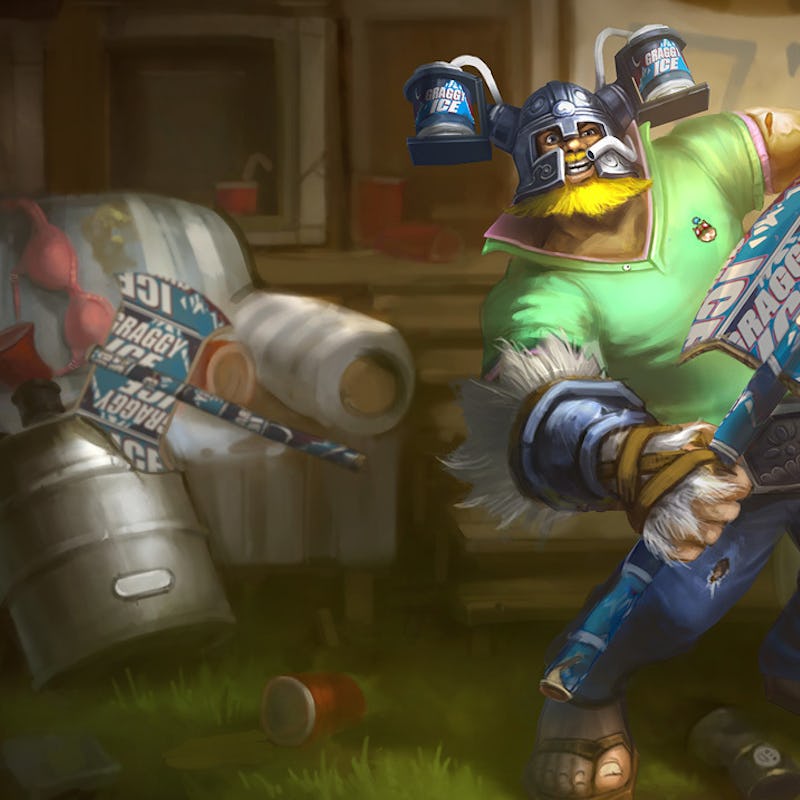 An illustration of Nebraska's Midland University's League of Legends characters