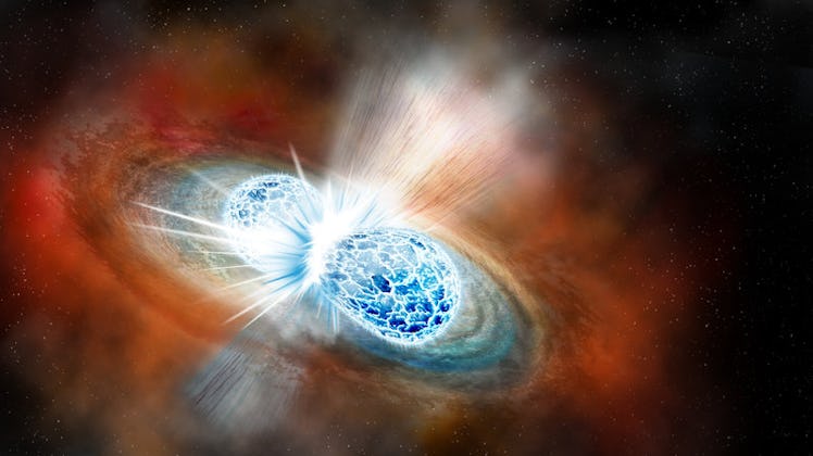 binary neutron star collision