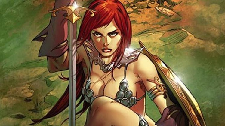 Red Sonja from Marvel Comics.