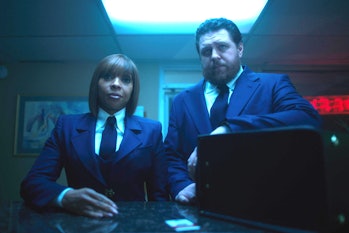 Britton (Hazel) with Mary J. Blige (Cha-Cha) in 'The Umbrella Academy'