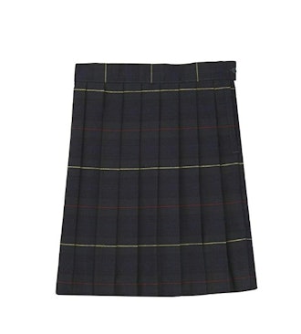 French Toast Women's Plaid Pleated Skirt