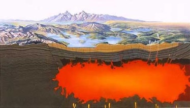 Yellowstone magma chamber
