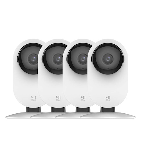 YI 4pc Home Camera, 1080p Wi-Fi IP Security Surveillance Smart System