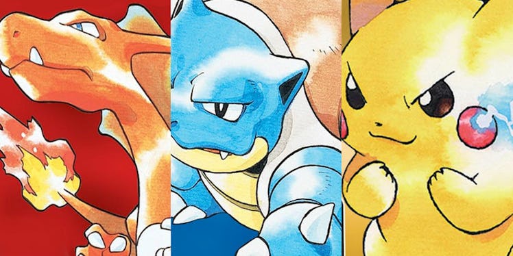 Pokemon Red, Blue, and Yellow 
