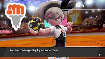 pokemon sword and shield fighting gym leader bea