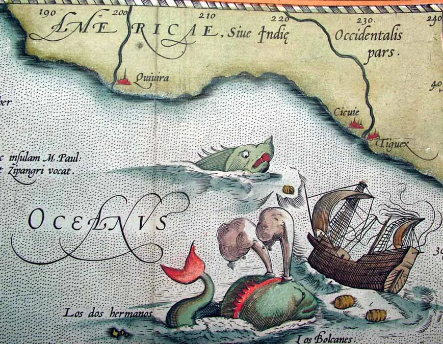 Abraham Ortelius: Why His Maps Included Images of Sea Monsters