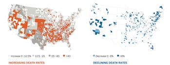 A Washington Post analysis of Centers for Disease Control and Prevention mortality data.