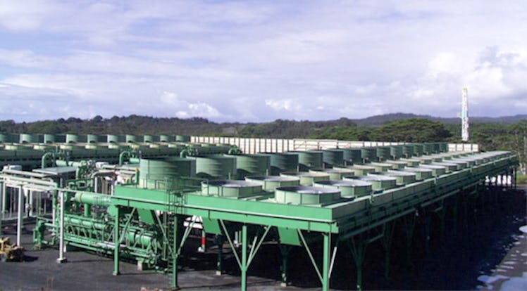 Part of the Puna geothermal plant, before it was destroyed