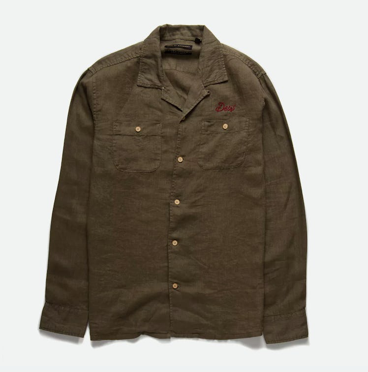 Deus Ex Machina Dean Linen LS Shirt