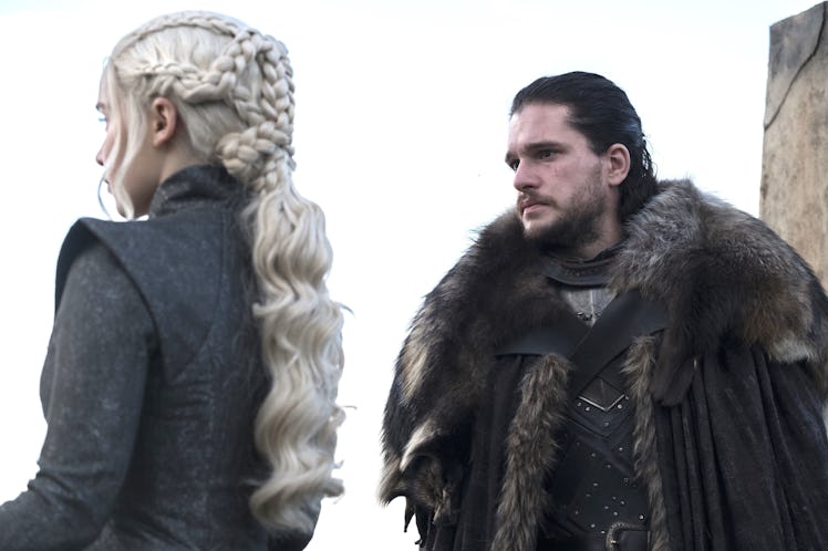 Kit Harington and Emilia Clarke in 'Game of Thrones' Season 7