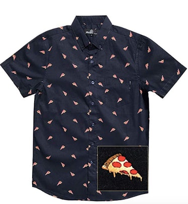 pizza button up