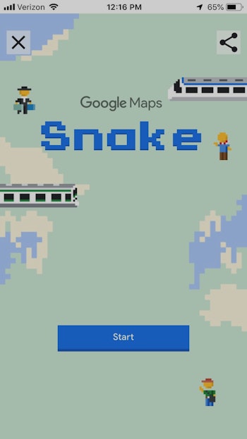 How to play the Google Snake game