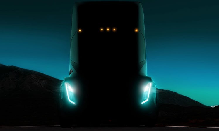 Tesla Semi promotional image