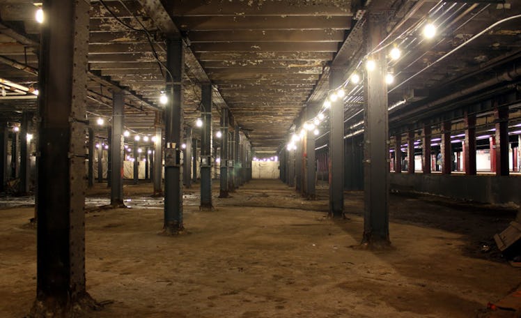 Williamsburg Bridge trolley terminal