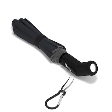Lightweight Umbrella with LED Flashlight Handle
