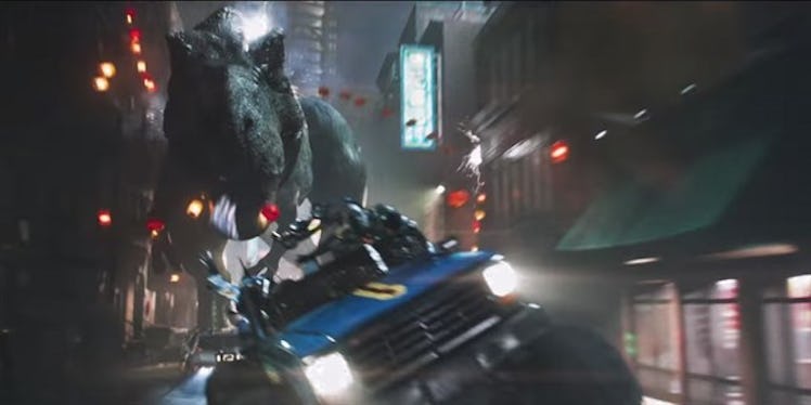 The T-rex is yet another huge Easter egg that doesn't show up in the 'Ready Player One' book.