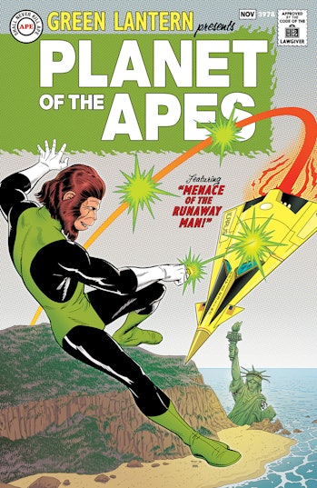 Green Lantern Planet of the Apes cover