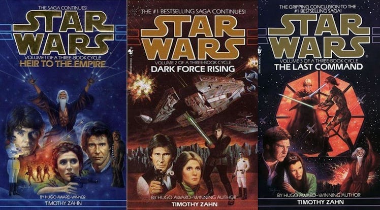 Original covers for the 'The Thrawn Trilogy'