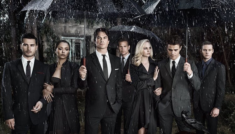 the cast of 'The Vampire Diaries' sans Nina Dobrev 