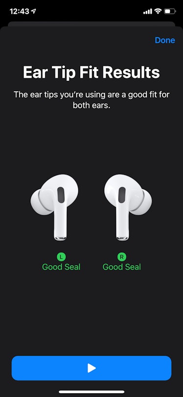 Apple AirPods Ear Tip Fit test