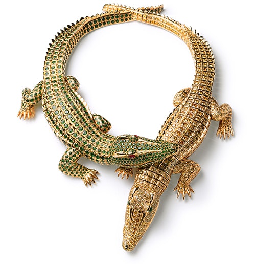 crocodile necklace cartier