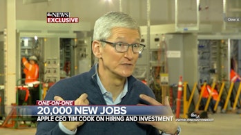 Tim Cook Apple CEO ABC interview.