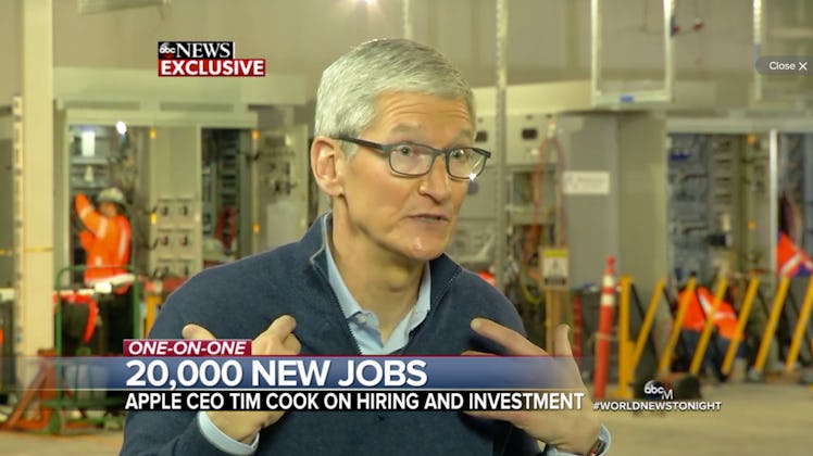 Tim Cook Apple CEO ABC interview.